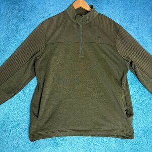 Callaway Golf 1/4 Zip Pullover Sweater Men’s M Green Performance Sweatshirt